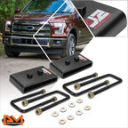 J2 Rear 1" Leaf Spring Lift Block Leveling Kit for Ford F-150 (2004–2017)