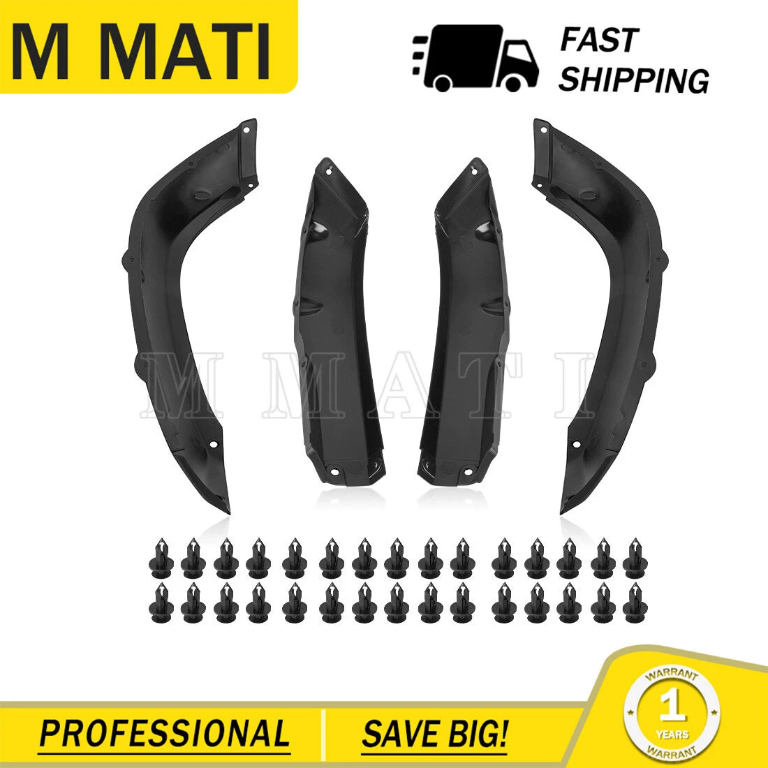 Full Set Mud Guards Flares for Honda Rincon 650 TRX650 FA FGA (2003–2005)