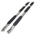 5in Steel Oval Straight w/Step Pads Step Nerf Bar for 2009-19 Ram 1500 Crew Cab