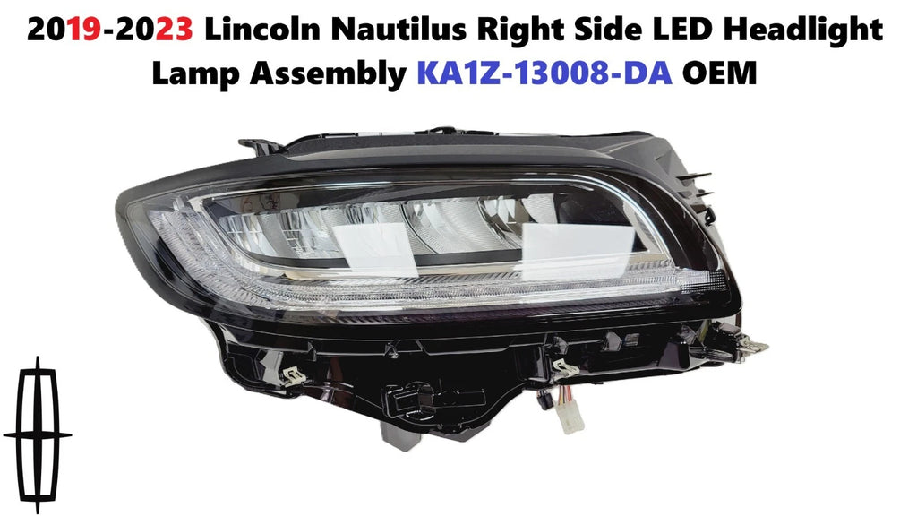 Right Side LED Headlight Lamp Assembly for Lincoln Nautilus (2019–2023) KA1Z-13008-DA
