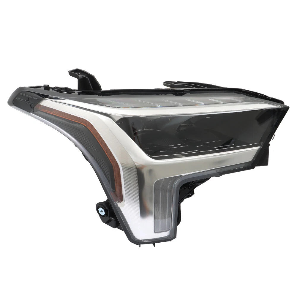 Headlight Assembly Right Side for Toyota Tundra (2022–2023) Black Clear Lens