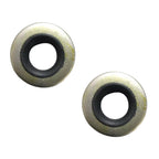 2Pcs Lower Unit Oil Seal for Johnson/Evinrude Outboard 9.9-35 HP (321788)
