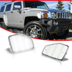 Clear White Fender Side Marker Lights for Hummer H3, H3T (2005–2010)