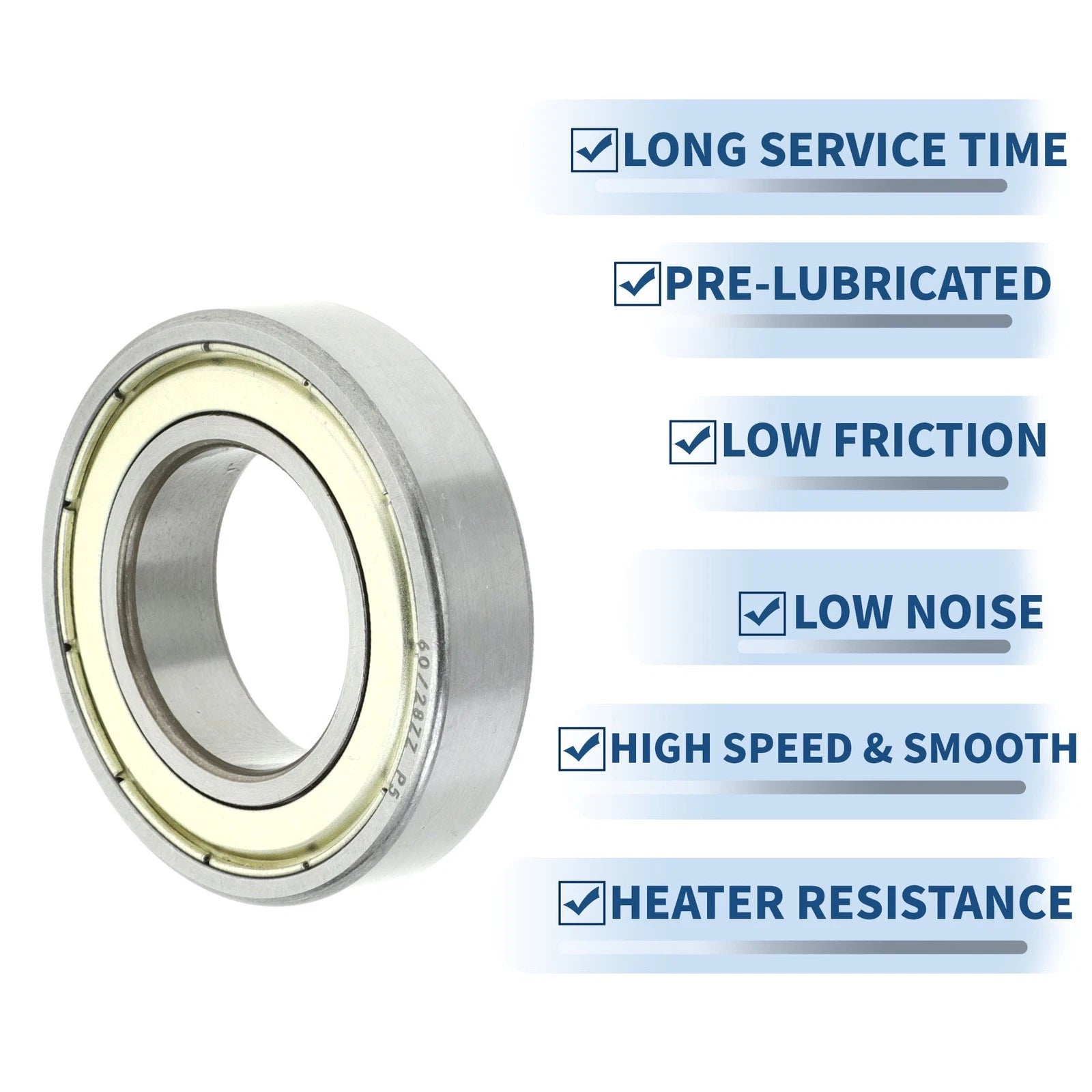 1 Pc 60/28AZZ Deep Groove Ball Bearing P5 for Scooter Skateboard (28x52x12mm)