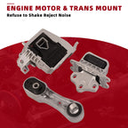 Set of 3 Engine Motor Mounts for BMW X1 X2 Mini Cooper (2014–2021)