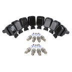 Set of 8 Ignition Coils & 8 Spark Plugs for Mercedes W140 S420 (1992–1999)