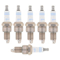 Set of 6 Spark Plugs for BMW E24 E28 E30 E34 325i 325is (1982–1994) 12129061869 Bosch WR-8-LC+ 7909
