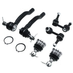 6X Front Ball Joints & Sway Bar Tie Rods for Nissan Frontier Pathfinder