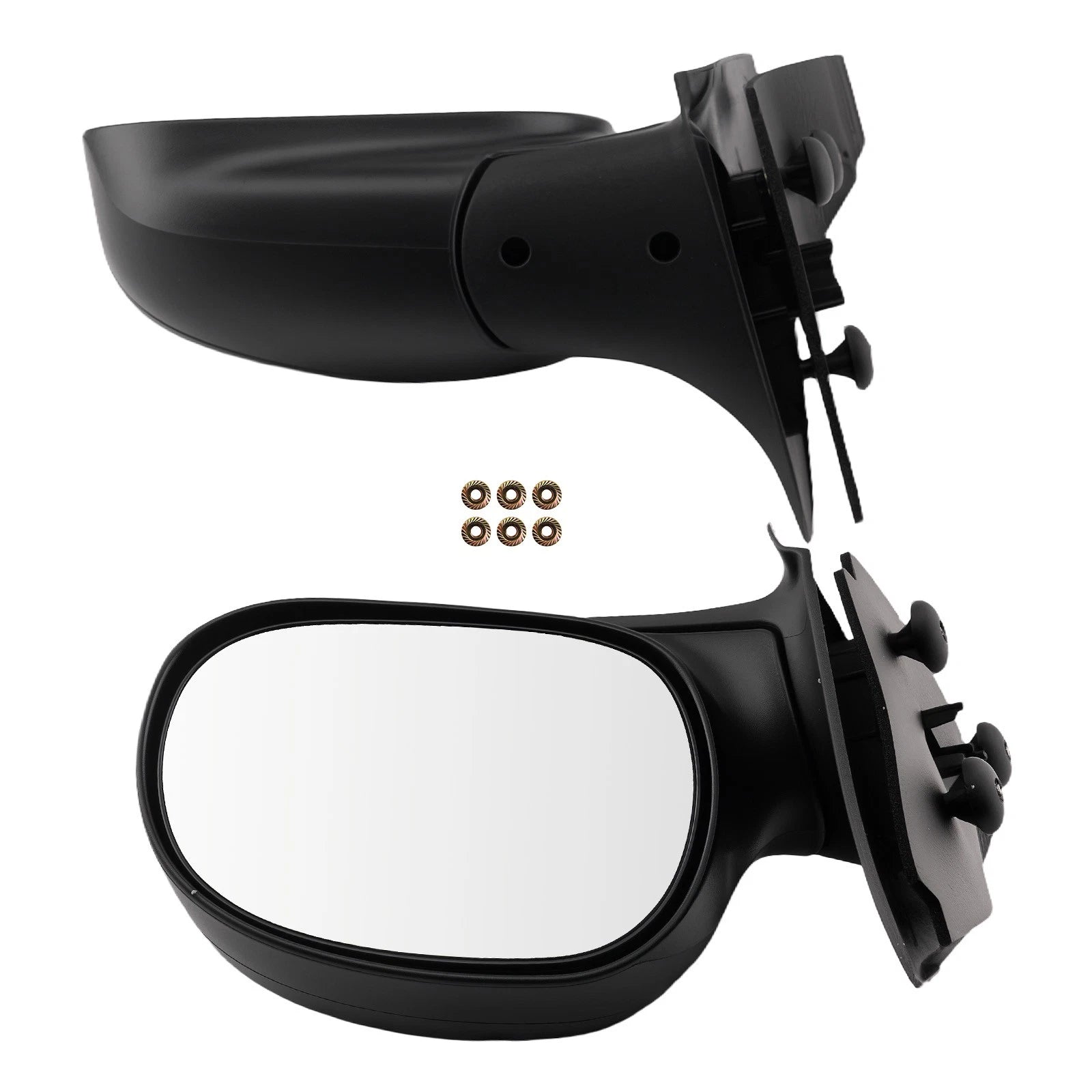 Black Manual Folding Mirrors for Ford F-150 SuperCab (2001–2003) FO1321300
