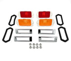Side Marker Light Lamps Front and Rear Set for 1969 Chevrolet Camaro
