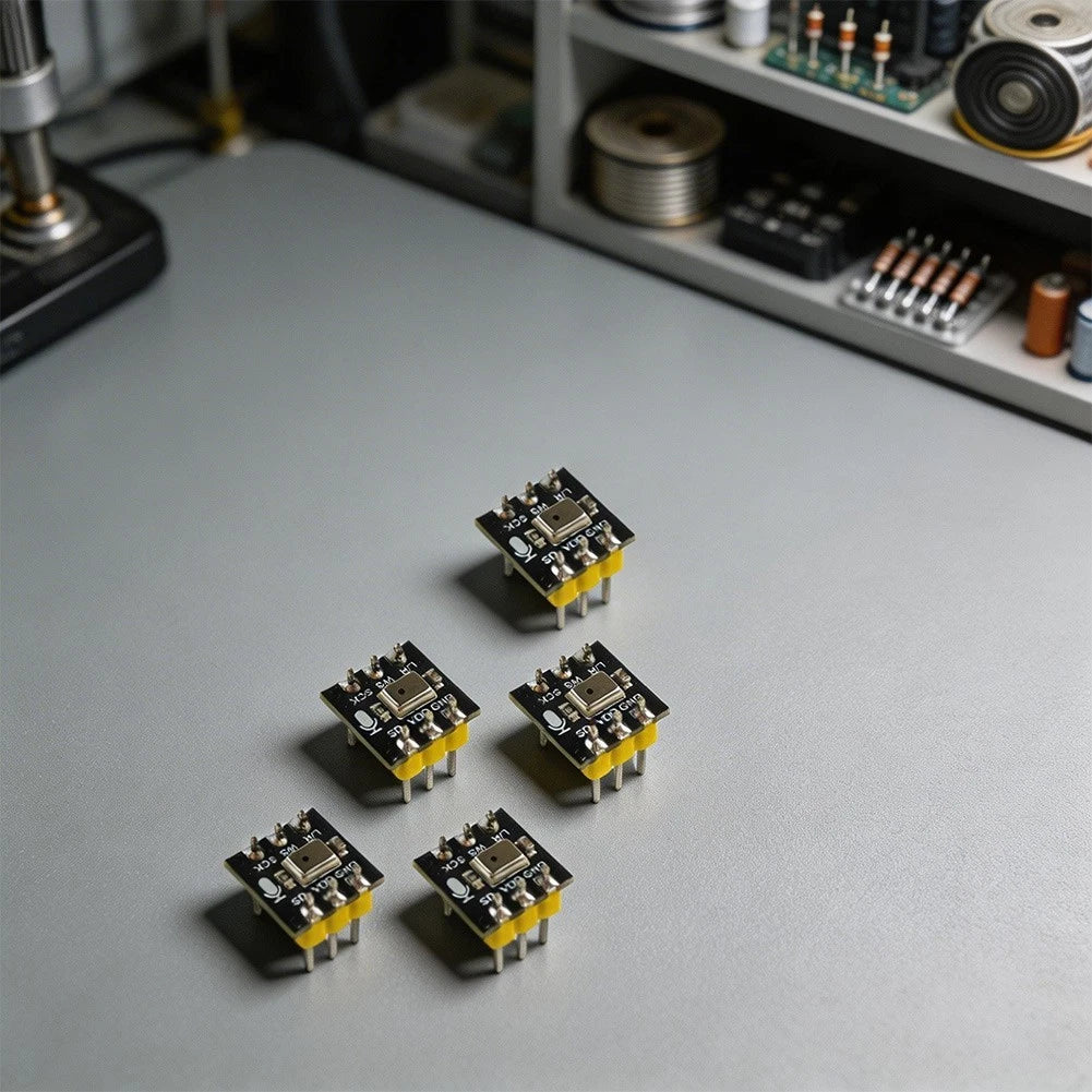 5X INMP441 24-Bit I2S Omnidirectional Microphone Module Black PCB