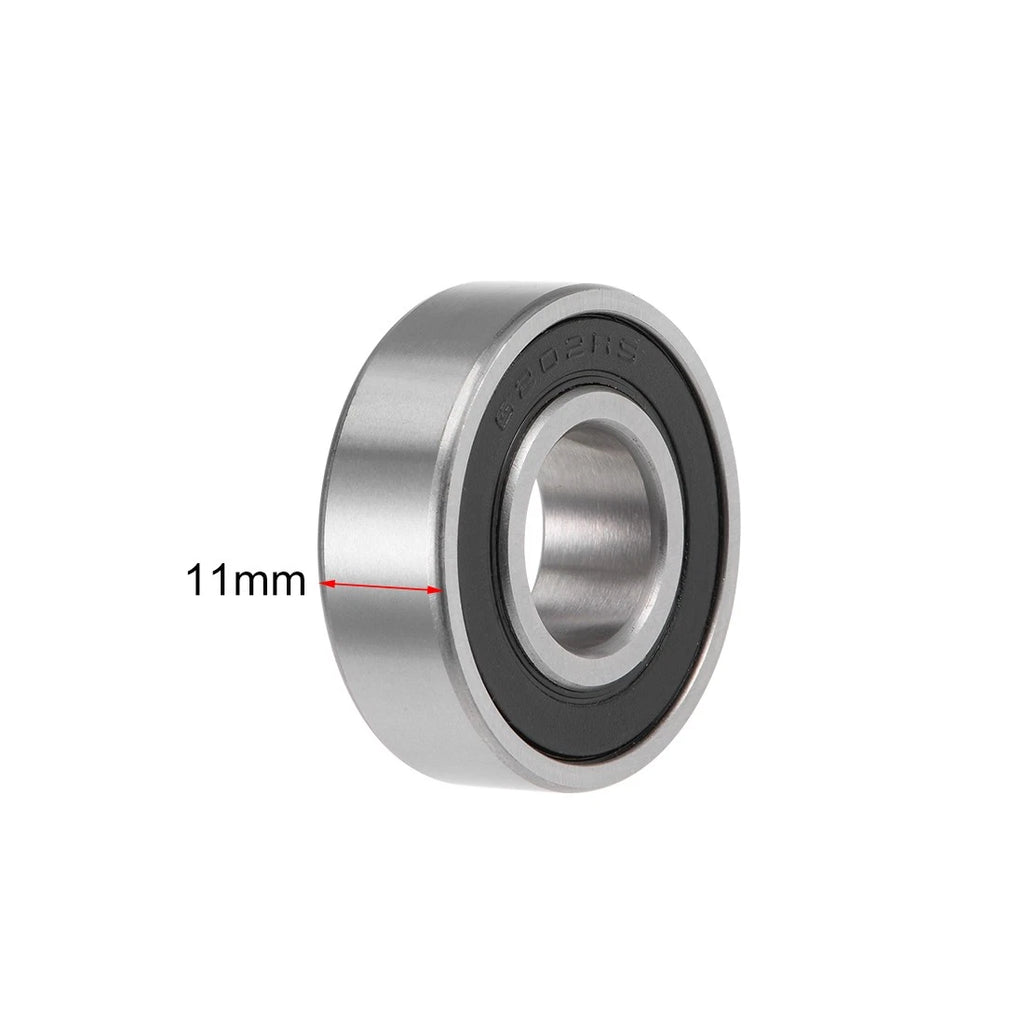 Set of 4 6202-2RS Deep Groove Ball Bearings  