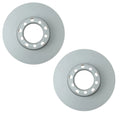 2X Zimmermann Front Vented Disc Brake Rotors for Mercedes W116 R107 (1972–1989)