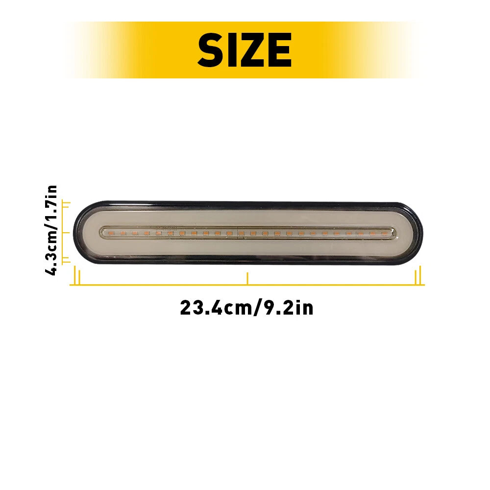 LED Brake Stop Signal Tail Light Strip for Universal Vehicles