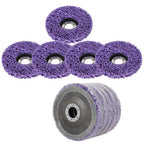 Set of 10 Strip Discs for Angle Grinders (4-1/2" x 7/8")