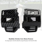 Handlebar Switch Cover for Vespa Sprint Primavera 125 150 (2014–2022) Carbon