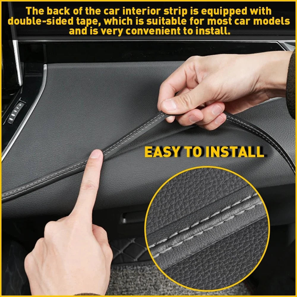 PU Leather Dashboard Trim for (2010–2023)