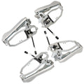Set of 4 Exterior Door Handle Carriers for BMW X5 (2000–2006)