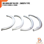 18G Silver Fender Flares Wheel Arch for Mazda BT-50 (2012-2019)