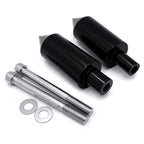 Extended Aluminum Spike Frame Sliders Black for Honda CBR600RR (2003–2006)