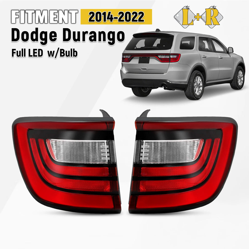 Full LED Tail Light Pair for Dodge Durango (2014–2026)