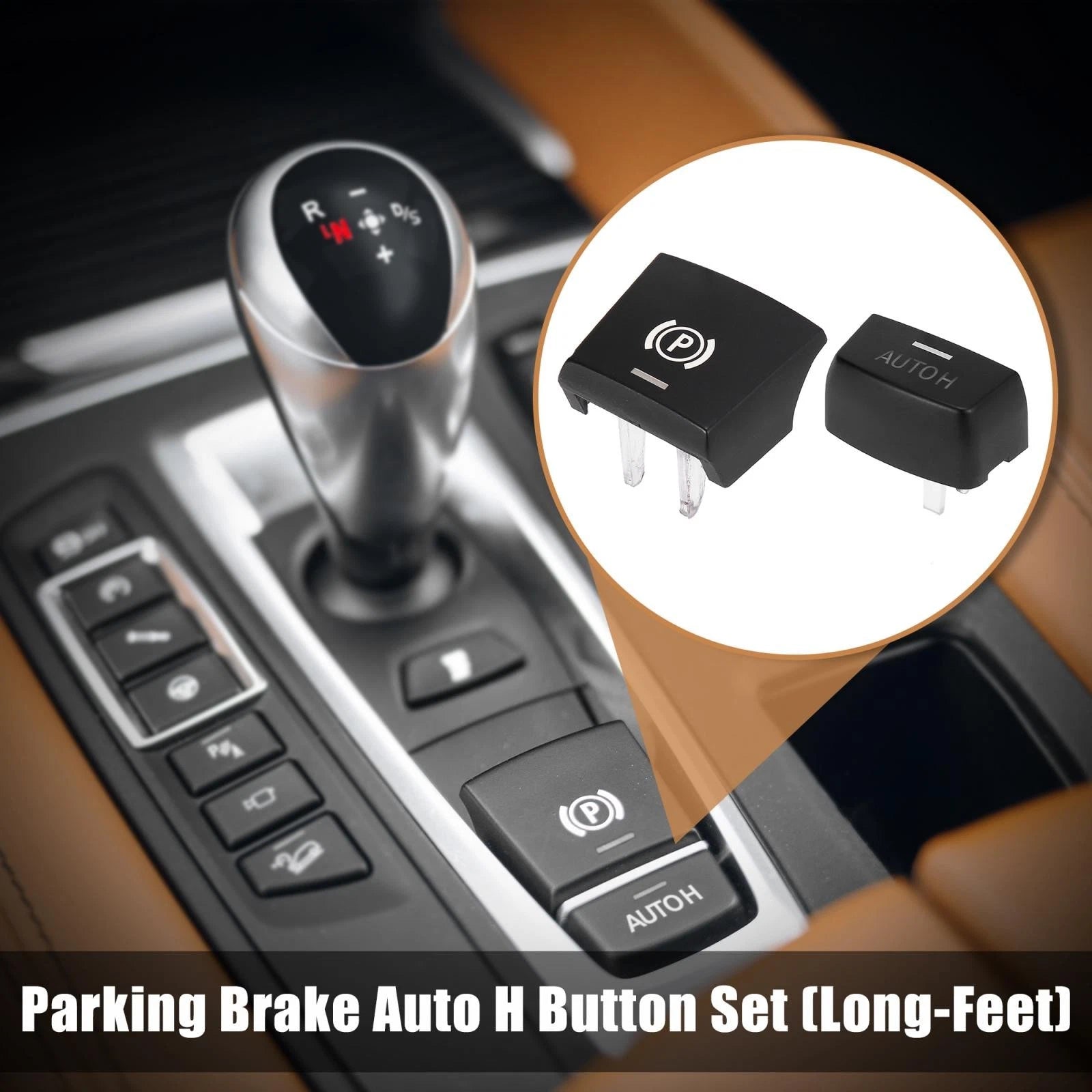 Parking Switch Brake Button Cover Kit for BMW F01 F02 F07 F10 F12 F15