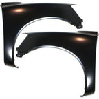 Set of 2 Steel Fenders for Nissan Titan (2005–2015) Front Left & Right