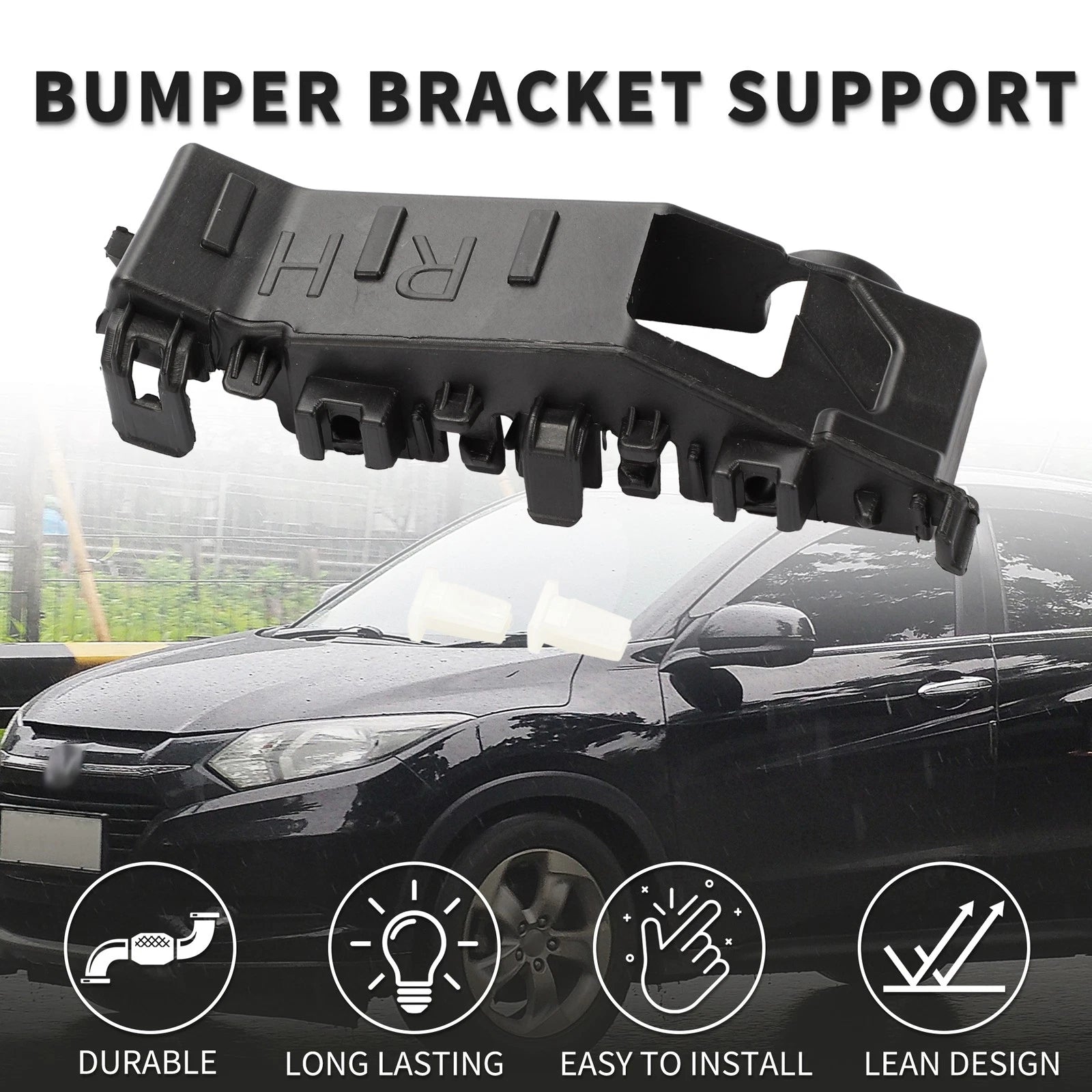 1pc Right Front Bumper Retainer Bracket No.86514D3000 for Hyundai Tucson (2016–2021)