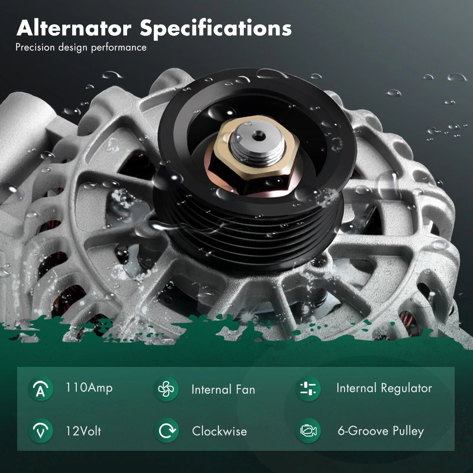 Alternator for Ford Escape Mazda Tribute 3.0L (2001–2004) AFD0073