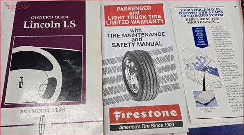 Owners Manual Kit for Lincoln LS (2000)
