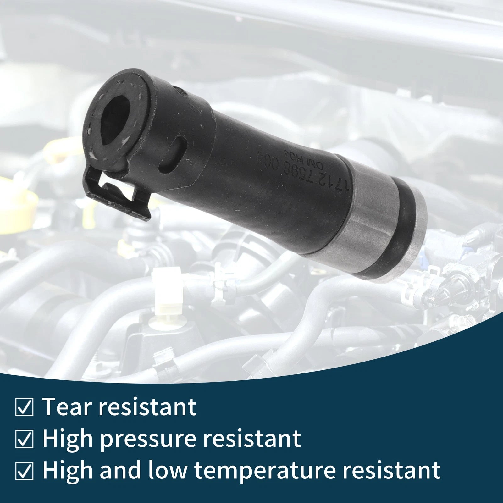 Radiator Hose No.17127598004 for BMW X6 (2010–2011) Coolant Tube