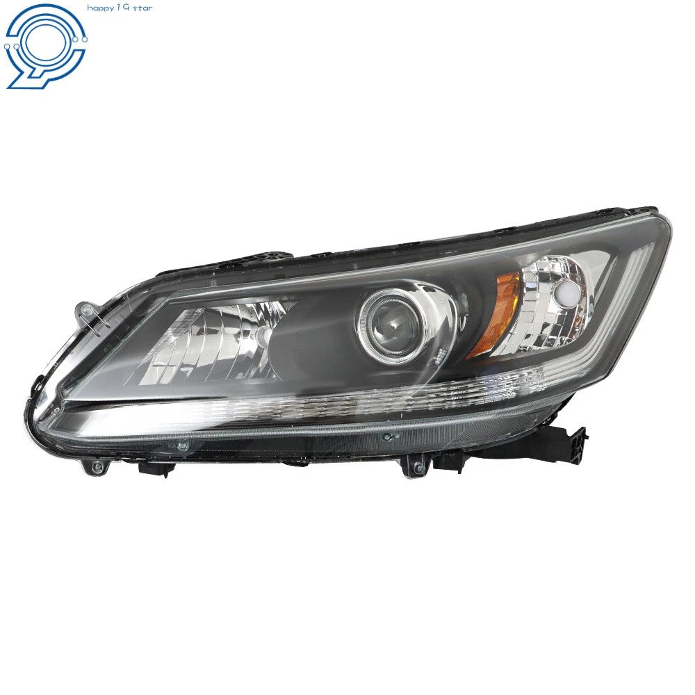 Left Headlight for Honda Accord (2013-2015) Black