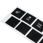 Heated Seat Traction Button Repair Sticker for Jeep Commander (2006–2010)