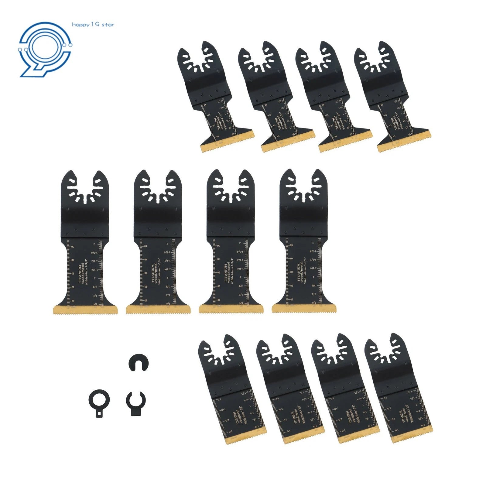12X Oscillating Saw Blades for Plastic Metal Cutting