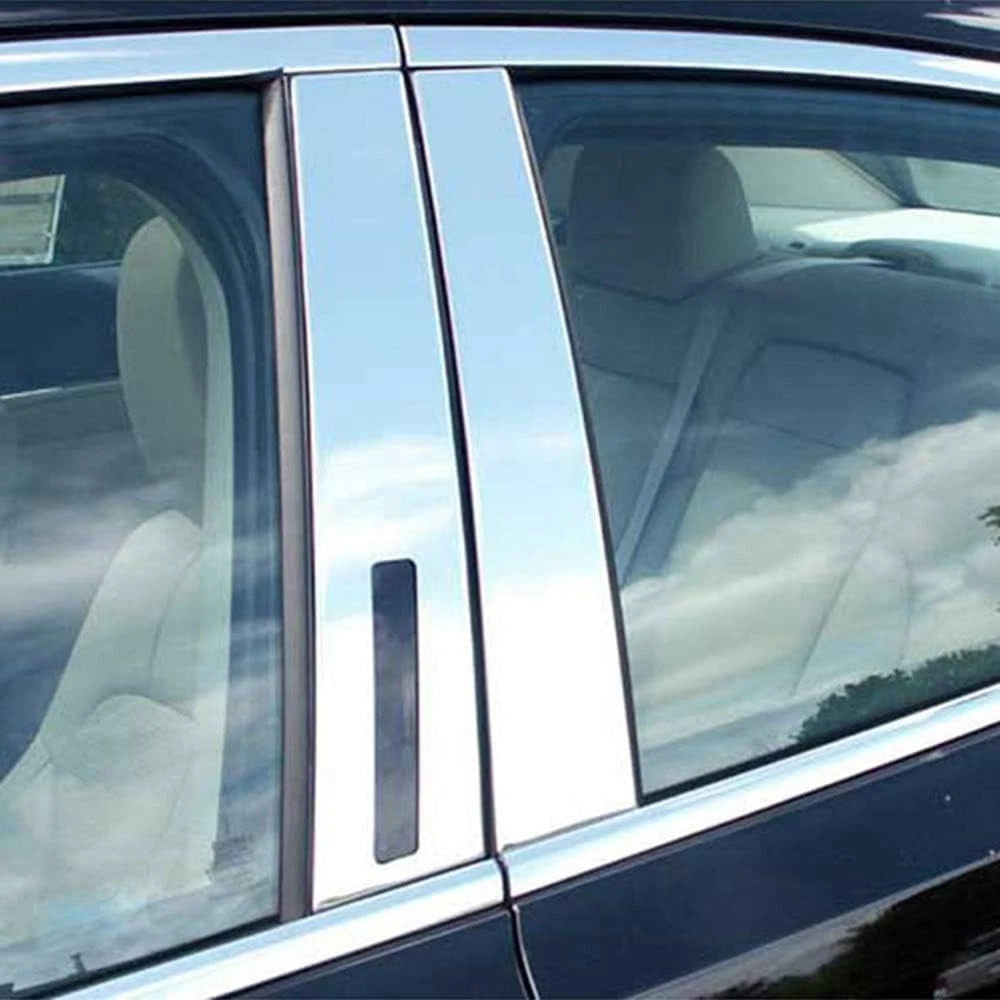 Chrome Pillar Post Set 4pc Luxury FX for Lincoln MKS (2009–2016)