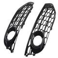 L+R Front Bumper Fog Light Grille for Audi A4 B8 B8.5 Allroad (2010–2015) 8K0807681H
