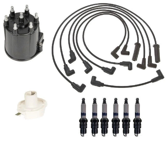 ACDelco Ignition Kit for GMC S15 Jimmy V6 (1982–1990) - Rotor, Cap, Wires, Plugs