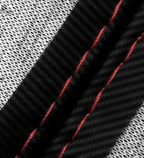 Console Lid Armrest Cover for Buick Regal (2011–2017) Carbon Fiber Red Stitch