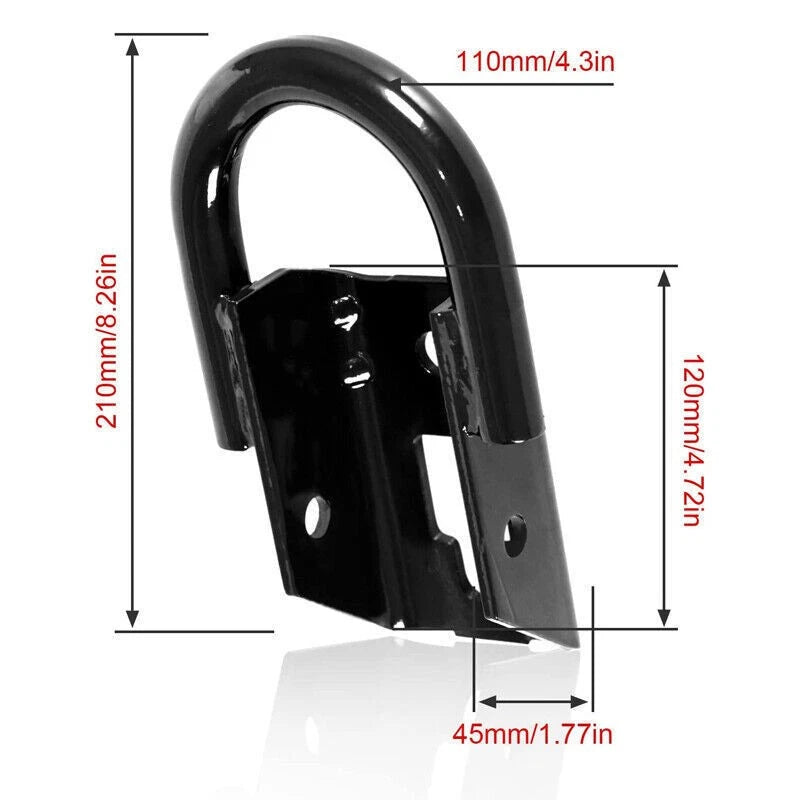 Tow Hooks for Ford F-150 (2015–2021) FL3Z17N808A Black