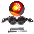 Smoke Rear LED Running Brake Turn Signal Indicator Light for Harley Softail (2018–2023)