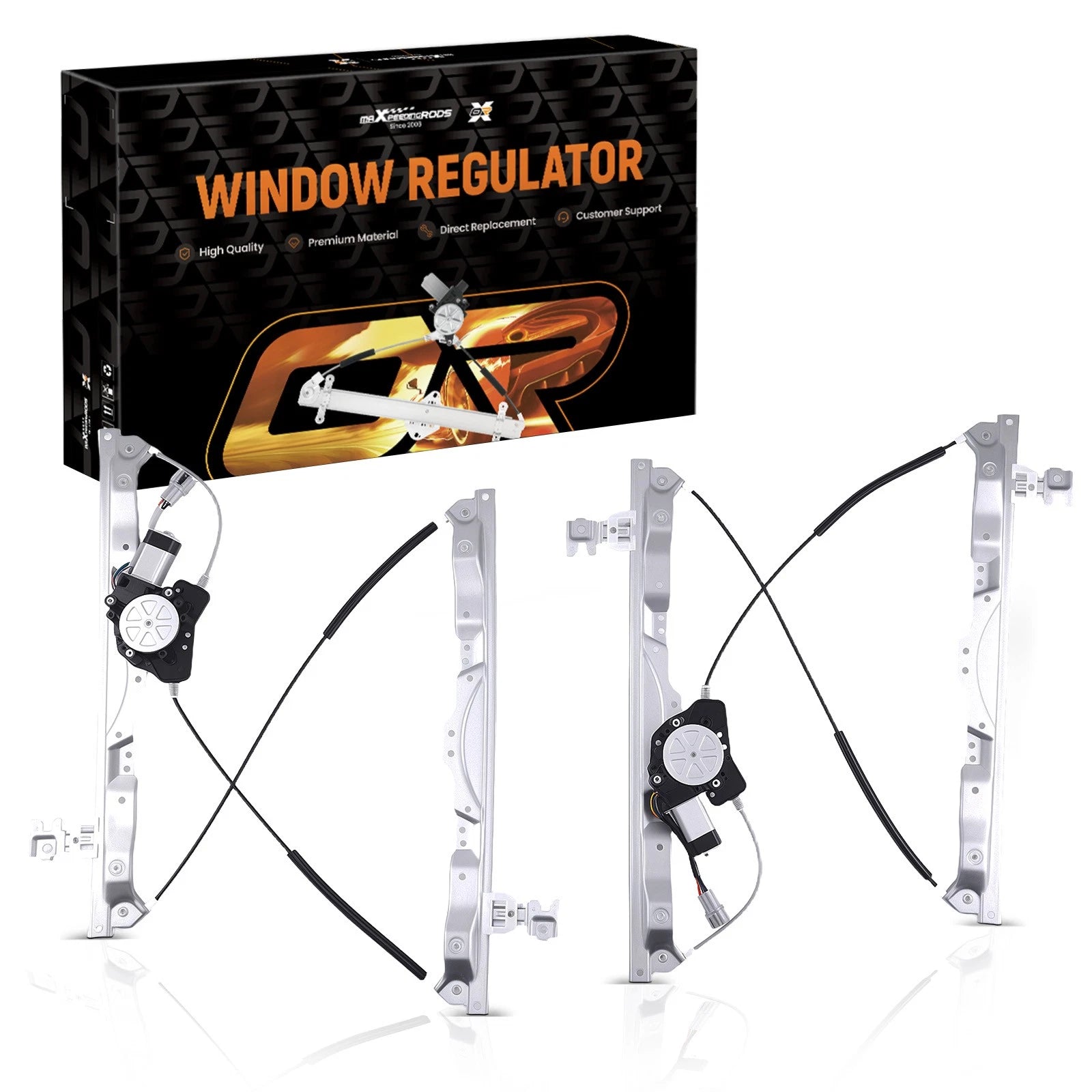 Pair Window Regulators with Motor for Nissan Titan (2004–2015)