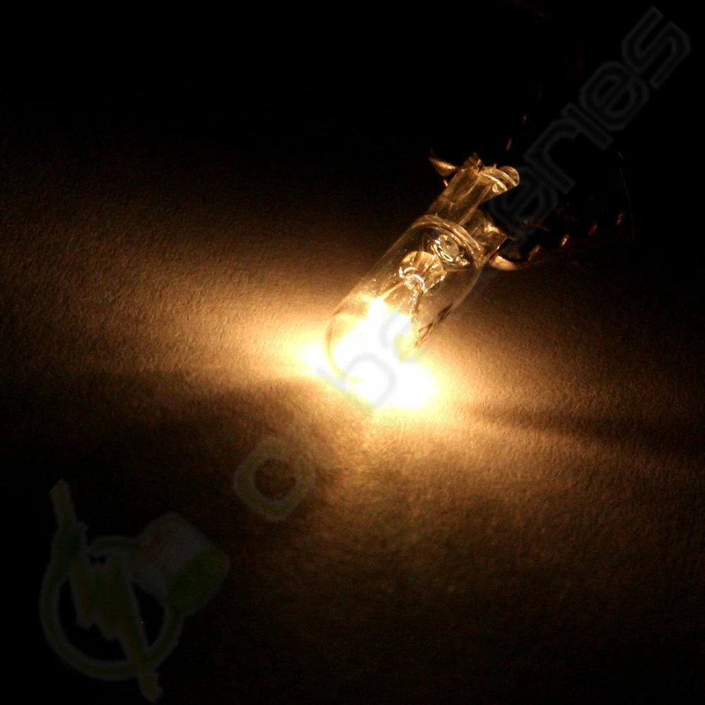 10x T5 74 Warm White Instrument Gauge Lights for Honda