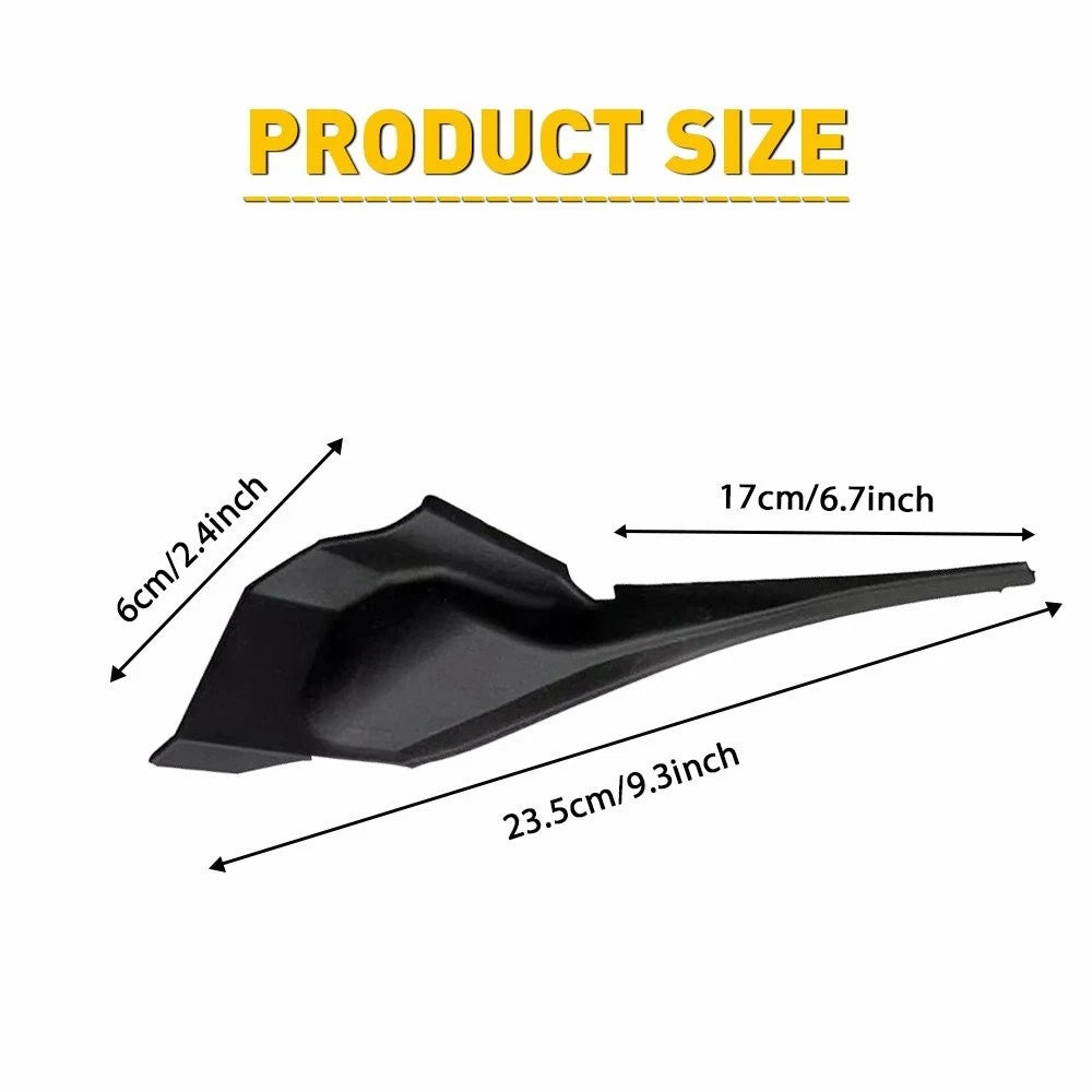 Windshield Wiper Cowl Extension Trim Black for Toyota Sequoia Tundra (2008–2013)