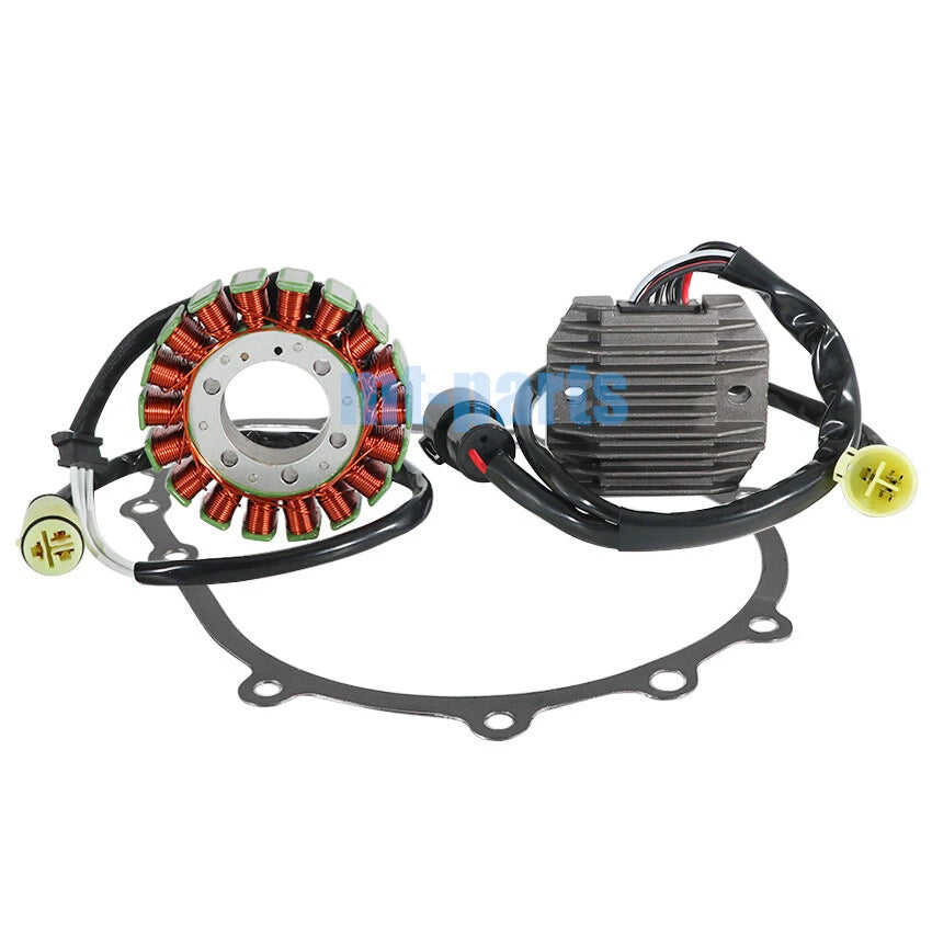 Stator Coil, Regulator Rectifier, Gasket for Kawasaki ZX636 Ninja ZX-6R (2003–2004)