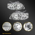 Headlight Assembly for Chevy Aveo/Aveo5 (2004–2008) Left + Right