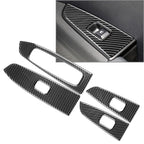 Carbon Fiber Window Lift Switch Panel Cover for Kia Forte Cerato K3 (2019–2023)