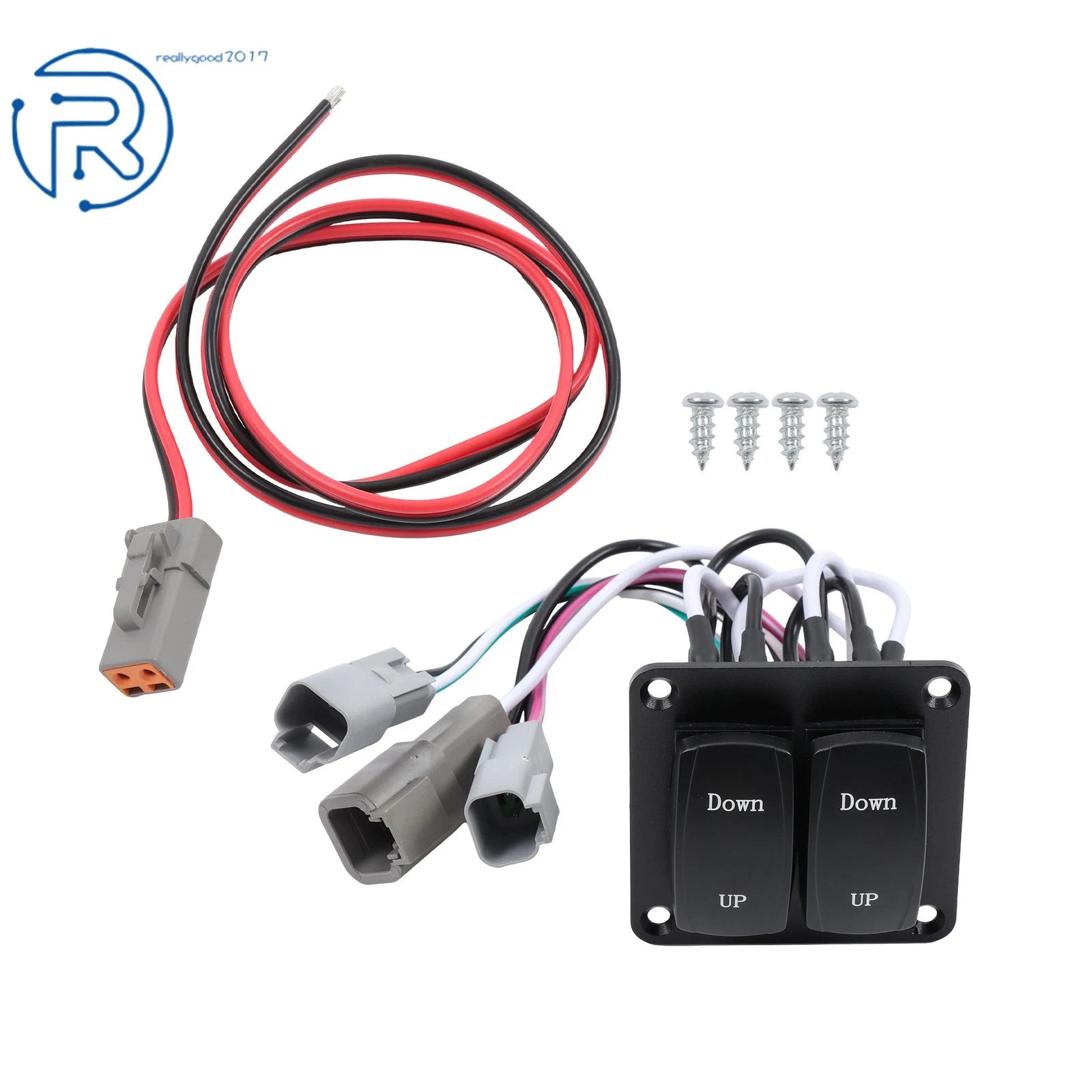 Double Rocker Switch Kit for Lenco Marine Trim Tab (2010–2023)
