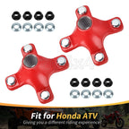 2x Rear Wheel Hubs & Nuts for Honda TRX450R (2004–2009)