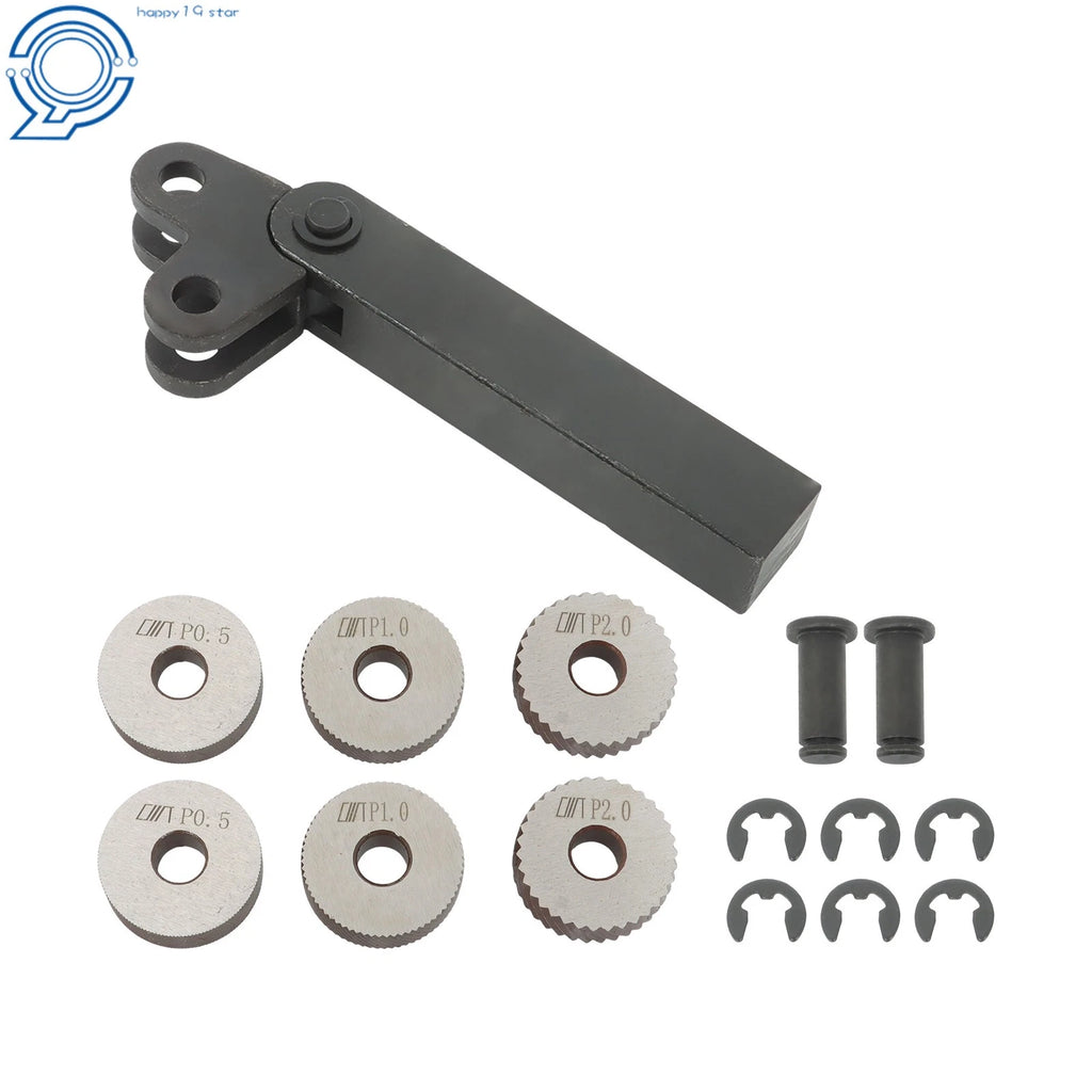 Set of 7 Knurling Tools for Automotive Applications