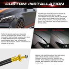 Front Bumper Lip Splitter Adjustable Support Rod Gold Tone for Model (YYYY-YYYY)